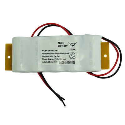 tassa ricaricabile delle batterie 6.0V 0.1C della luce dell'uscita di sicurezza 2500mah