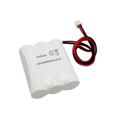 Le batterie della luce dell'uscita di sicurezza di aa imballano NiCD AA900mAh 3.6V SBS Rechargable