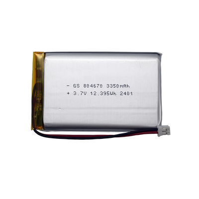 Sicurezza Batteria polimerica agli ioni di litio 804670 3350mAh 3.7V Connettoor Con PCM