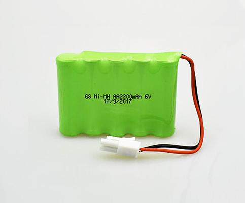 Batterie ricaricabili NiMH 2200mAh 6.0V della luce dell'uscita di sicurezza di aa
