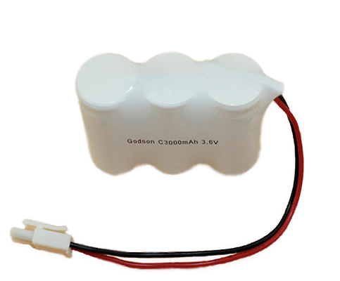 3,6 accumulatori al nickel-cadmio ricaricabili C3000mAh del pacchetto della batteria di NiCd