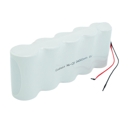 La batteria ricaricabile del CD del Ni imballa le batterie di vita di ciclo di D4000mAh 6.0V