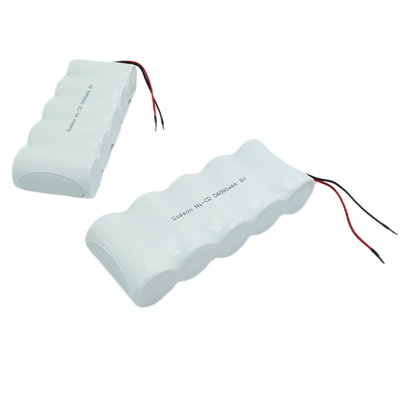 La batteria ricaricabile del CD del Ni imballa le batterie di vita di ciclo di D4000mAh 6.0V