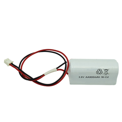 Luce di emergenza AA Batteria Ni Cd 900 mAh 3,6 V 500 volte la durata del ciclo