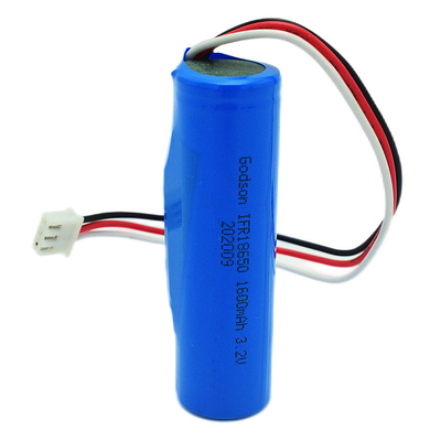 Cellule delle batterie Lifepo4 della luce dell'uscita di sicurezza del litio 18650 3.2V 1600mAh