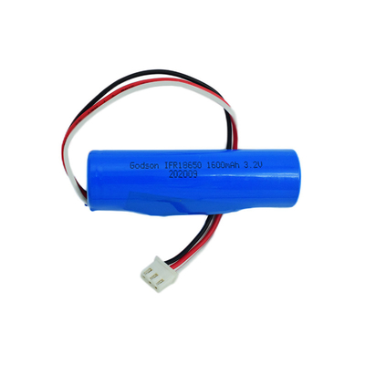 Cellule delle batterie Lifepo4 della luce dell'uscita di sicurezza del litio 18650 3.2V 1600mAh