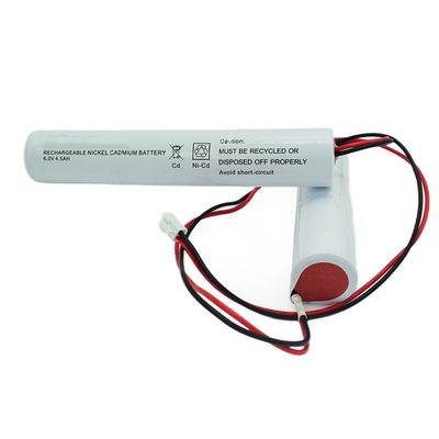 Pacchetto ricaricabile D4500mAh della batteria di 6,0 V NiCd con tempo di impiego lungo
