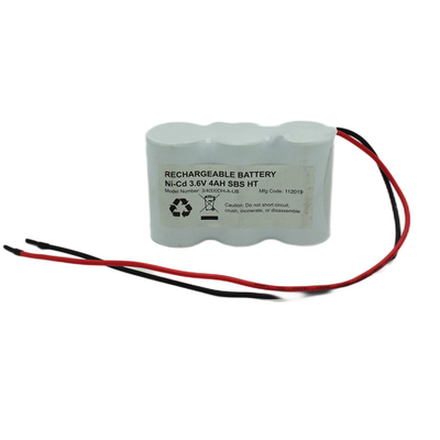Batterie Ni Cd Luce di Emergenza Affiancate 3.6 Volt 4000mah