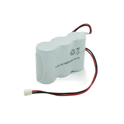 SC1600mAh Batterie per luce di uscita di emergenza Batteria ricaricabile al nichel-cadmio da 3,6 V