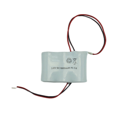 SC1600mAh Batterie per luce di uscita di emergenza Batteria ricaricabile al nichel-cadmio da 3,6 V