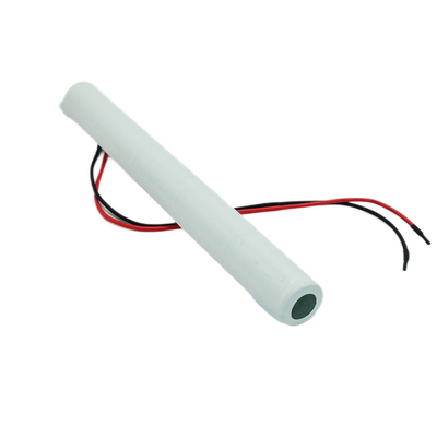 Le batterie della luce dell'uscita di sicurezza del CD del Ni da 6,0 volt attaccano il tipo colore bianco del PVC