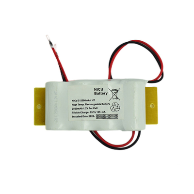 Batteria 2500mAh 4.8V del CD del Ni della luce di emergenza di dimensione di C parallelamente