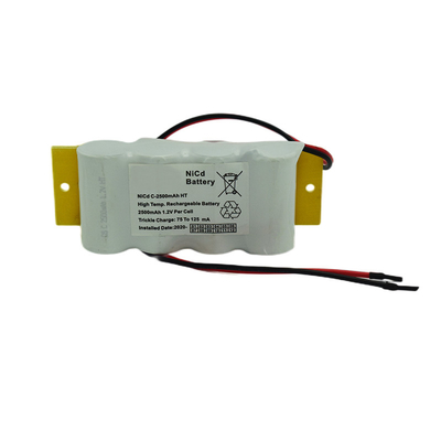 Le batterie della luce dell'uscita di sicurezza del CD del Ni da 4,8 volt C2500mah attaccano il tipo