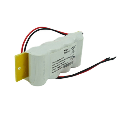 Le batterie della luce dell'uscita di sicurezza del CD del Ni da 4,8 volt C2500mah attaccano il tipo