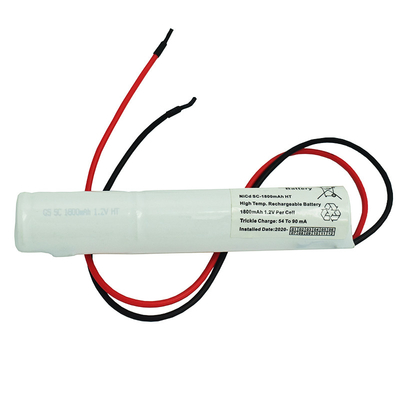 Pacchetto dell'accumulatore al nickel-cadmio di SC1800mAh 3.6Volt vita di ciclo di 500 volte