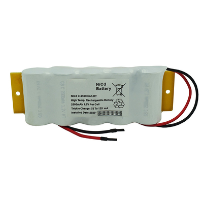 Rivestimento di PVC di NiCd della sostituzione della batteria del segno dell'uscita di sicurezza dell'OEM 3.6V