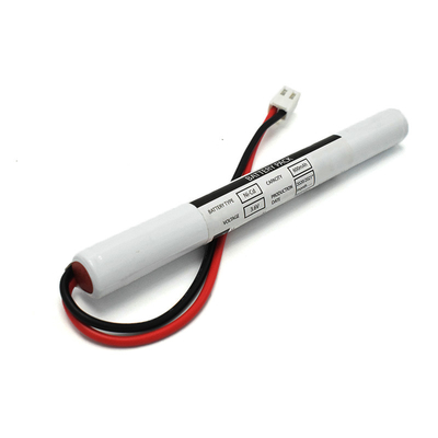 Pacchetto della batteria ricaricabile di NiCd della batteria del segno dell'uscita di sicurezza di AA600mah 3.6v