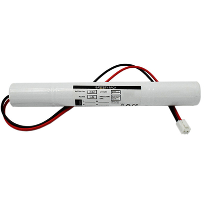 tassa della batteria ricaricabile 4.8V 0.1C delle batterie della luce dell'uscita di sicurezza 2500mah
