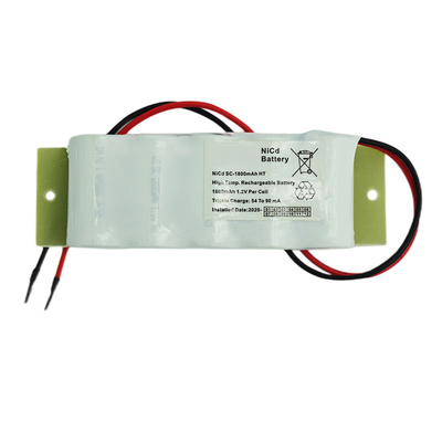 batteria 1800mAh del CD del Ni della luce di emergenza 6.0V 500 cicli di volte