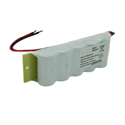 batteria 1800mAh del CD del Ni della luce di emergenza 6.0V 500 cicli di volte