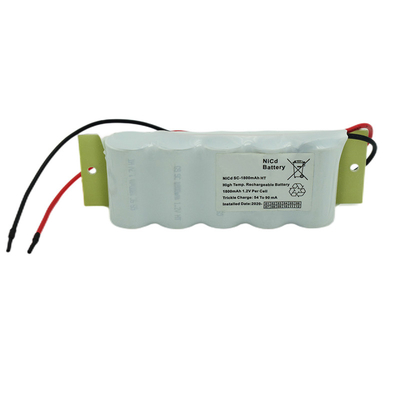 Pacchetto della batteria del CD del Ni della batteria 6.0v del segno dell'uscita di sicurezza di SC1800mah