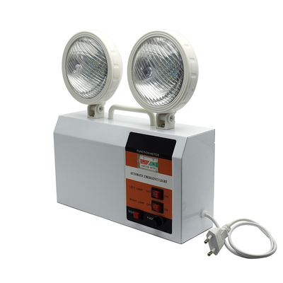 Luce LED Emergenza da esterno Twin Spot Bianco 3W 6500K Durata 3 ore