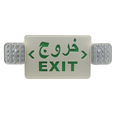 Indicatore di uscita di emergenza a LED verde Batteria Bifacciale AC85 - 265V 50/60H