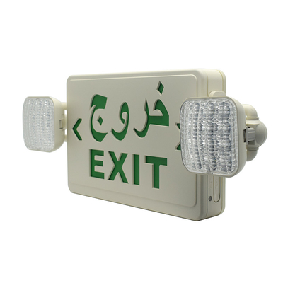 Indicatore di uscita di emergenza a LED verde Batteria Bifacciale AC85 - 265V 50/60H