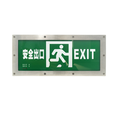 di acciaio inossidabile iP65 del litio di Ion Battery Emergency Light Led di durata dello sbocco 3 ore bianche