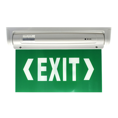 luce del segno dell'uscita di sicurezza 300Lm con il giunto di supporto capo regolabile 2