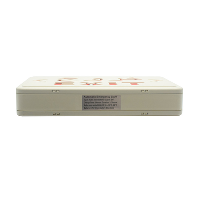 Luce rossa AC220V 50Hz del segno dell'uscita di sicurezza del PC LED dell'ABS con la batteria al litio