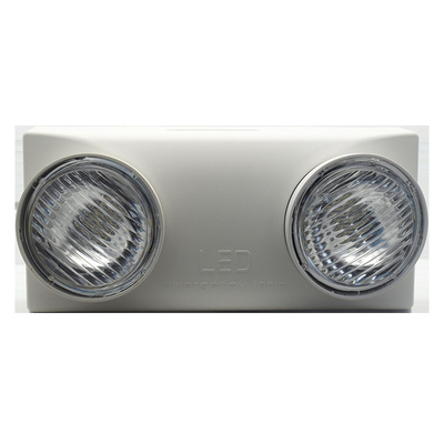 Luci di emergenza di Ion Battery Led Twin Spot del litio 6500K 3 ore