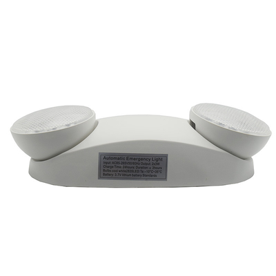 Punto dell'interno 6 W 600lm 265V di Ion Battery Led Emergency Twin del litio della R