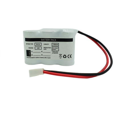 Pacchetto della batteria del CD del Ni della luce di emergenza di SC1700mah una configurazione di 3,6 volt parallelamente