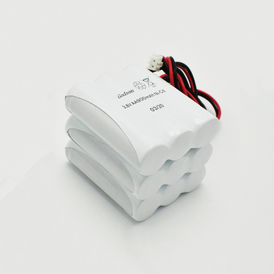 Le batterie della luce dell'uscita di sicurezza di aa imballano NiCD AA900mAh 3.6V SBS Rechargable