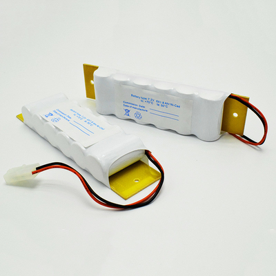Batteria del CD del Ni della luce di emergenza del segno dell'uscita di SC1800mAh 7,2 V con la piastra di appoggio