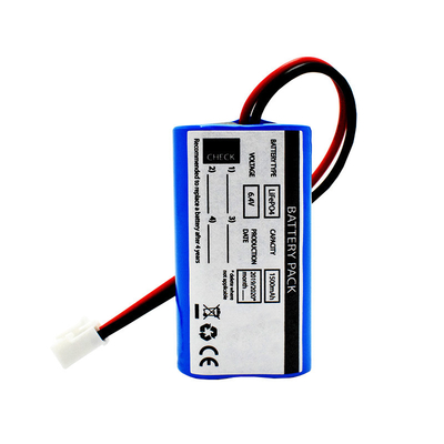 Cellule delle batterie Lifepo4 della luce dell'uscita di sicurezza del litio 18650 6.4V 1500mAh