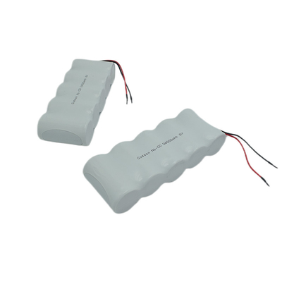 Accumulatore per illuminazione di emergenza ad alta temperatura NiCD D4000mAh 6.0V