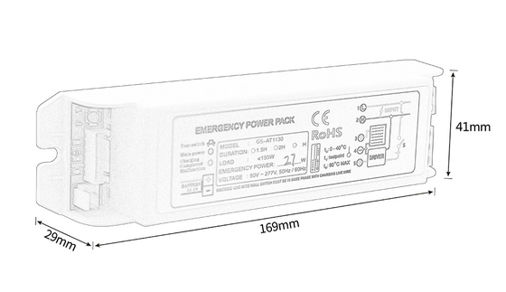 Cassa per PC ignifuge Kit di illuminazione di emergenza Power Pack