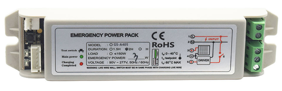 Max 0.35A Power Pack di emergenza Tipo di manutenzione GS-A405 Potenza di emergenza 1-5W