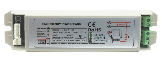 Li Ion Emergency Power Pack Inverter Tipo mantenuto Potenza di emergenza 11-20W GS-A1125