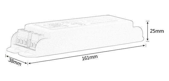 RoHS Emergency Light Battery Packs Inverter Tipo mantenuto Potenza di emergenza 5-15W GS-AT815