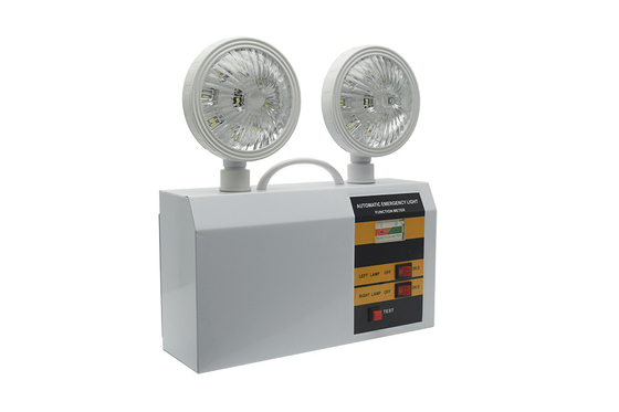 3 Watt Emergency LED Dual Head Exit Light Montabile a parete 3 ore Durata