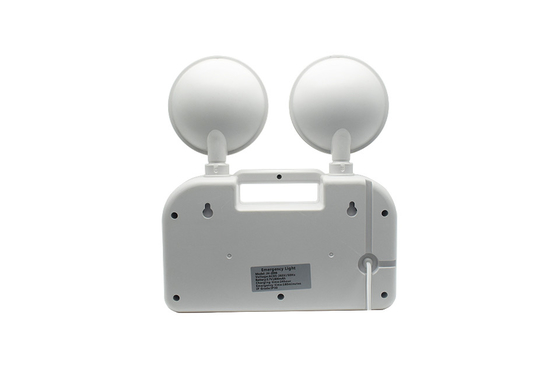3h Durata 6W Twin Head Light di emergenza AC 85-265V ABS