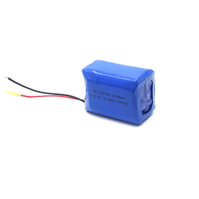 Li-ion Polymer 232738 2700mAh 3.8V con PCB e UL1571 24AWG RED&amp;BLACK