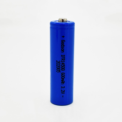 14500 600mAh 3.2V LiFePO4 Batteria per luci di emergenza e segnali di uscita
