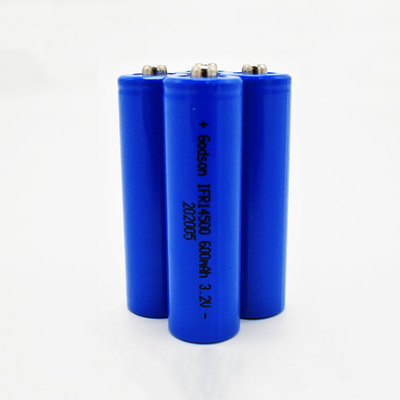 14500 600mAh 3.2V LiFePO4 Batteria per luci di emergenza e segnali di uscita