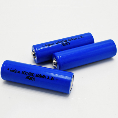 14500 600mAh 3.2V LiFePO4 Batteria per luci di emergenza e segnali di uscita