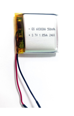 Li-ion Polymer 603030 500mAh 3.7V con PCM