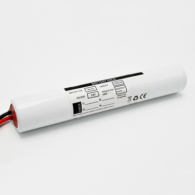 3.6V 2500mAh batteria Ni-CD per illuminazione di emergenza con elevato costo-efficacia